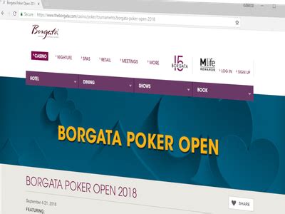 Borgata Poker Open Live Poker .